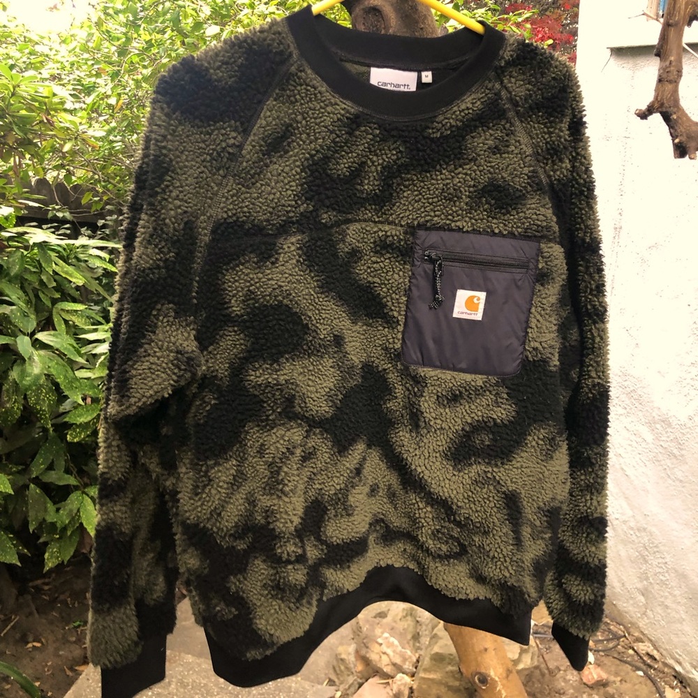 Carhartt WIP Camo Sherpa Sweater